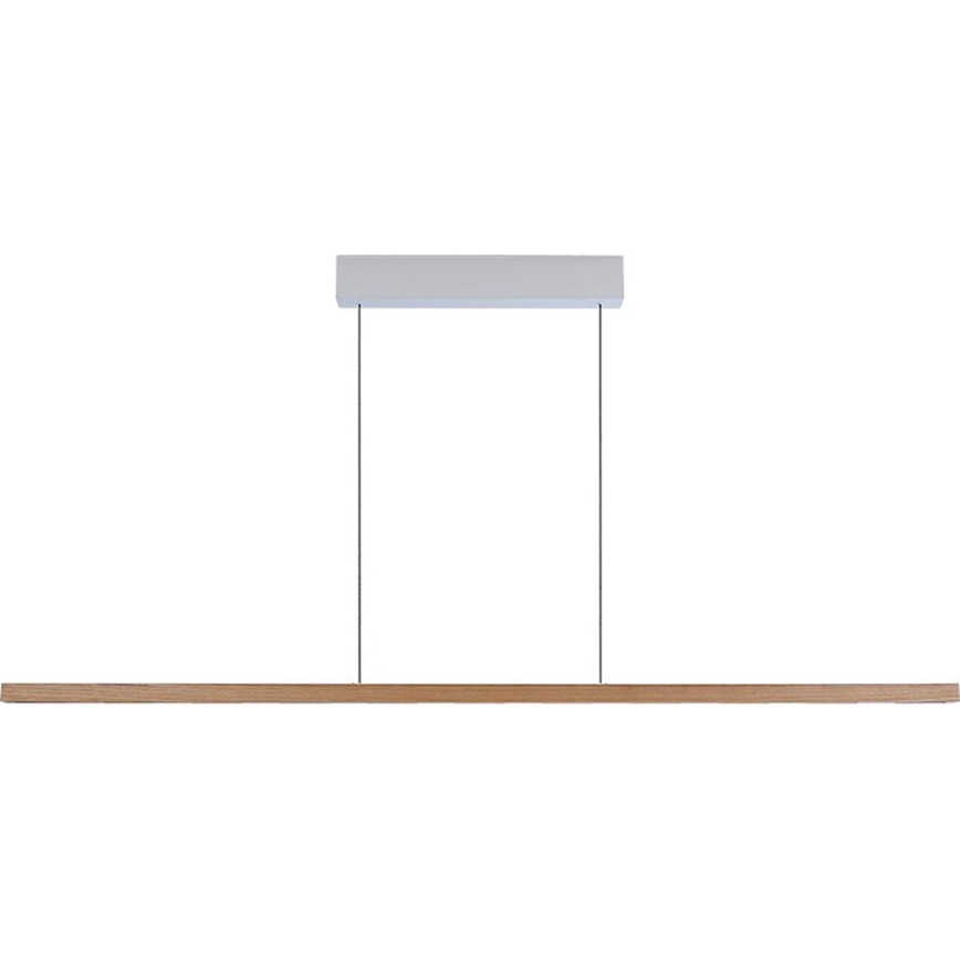 Immax NEO 07310L - Lámpara colgante LED regulable suspendida por cable con sensor MADEIRA LED/37 W/230 V, 157 cm, fresno