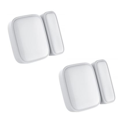 Immax NEO 07511L - SET 2x Sensor magnético para ventanas y puertas SMART 1xCR2032  Zigbee Tuya