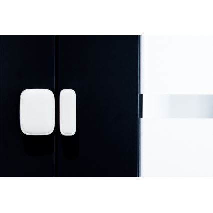 Immax NEO 07511L - SET 2x Sensor magnético para ventanas y puertas SMART 1xCR2032  Zigbee Tuya