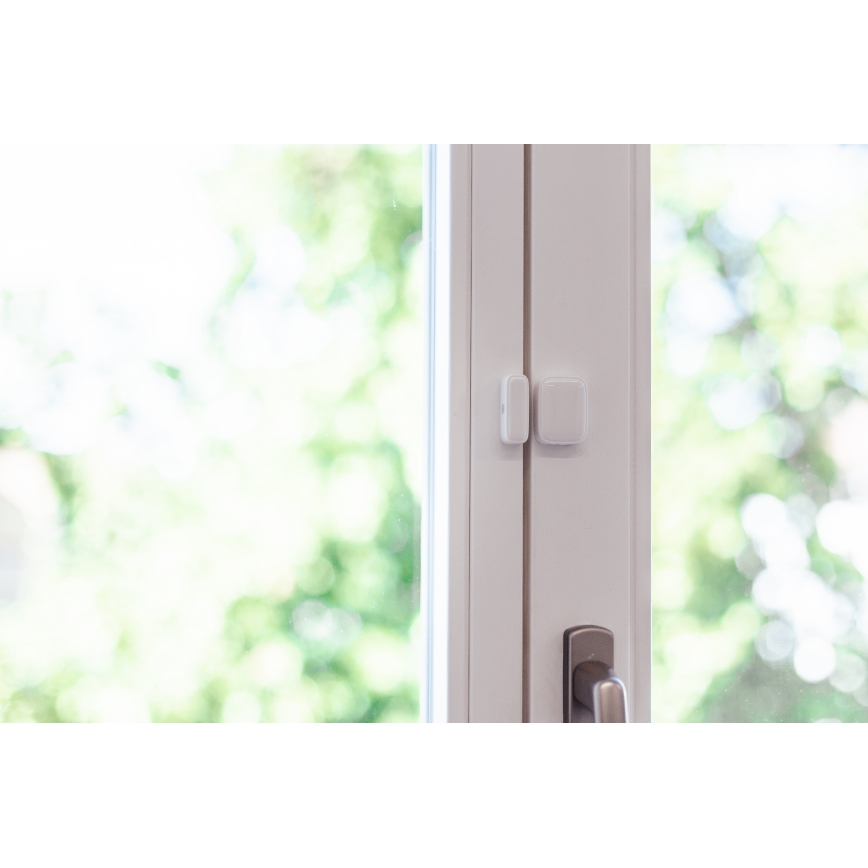 Immax NEO 07511L - SET 2x Sensor magnético para ventanas y puertas SMART 1xCR2032  Zigbee Tuya