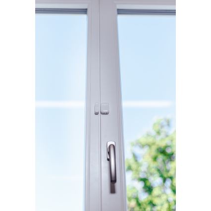 Immax NEO 07511L - SET 2x Sensor magnético para ventanas y puertas SMART 1xCR2032  Zigbee Tuya