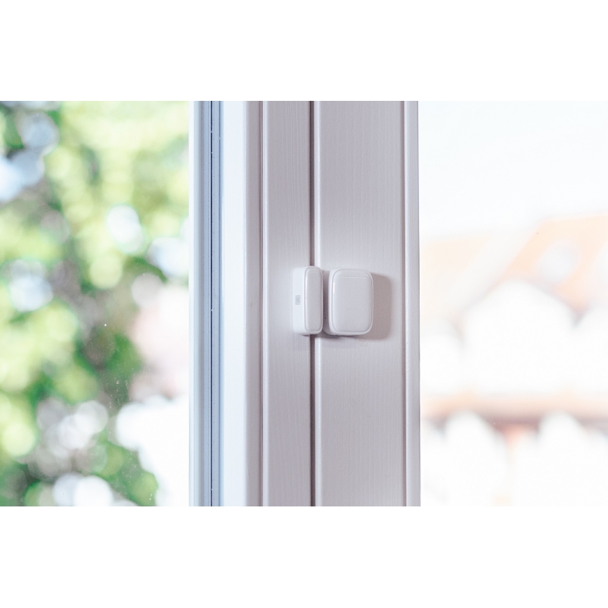Immax NEO 07511L - SET 2x Sensor magnético para ventanas y puertas SMART 1xCR2032  Zigbee Tuya
