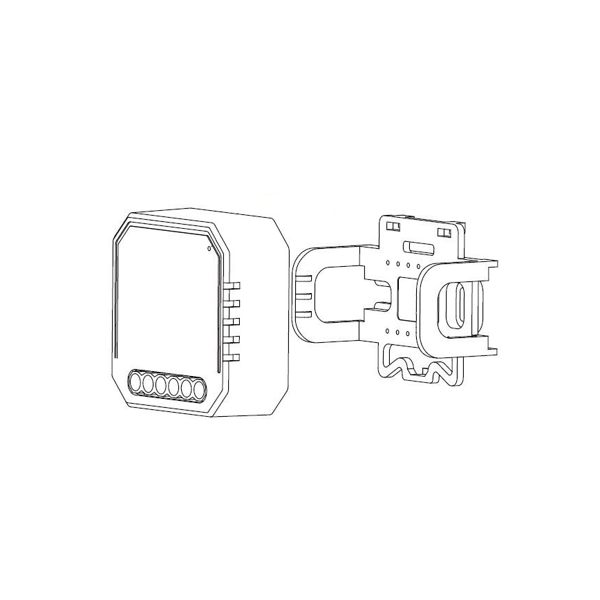Immax NEO 07521L - Controlador inteligente con medidor de potencia V6 Tuya de 1 botón