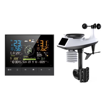 Immax NEO 07528L - Estación meteorológica profesional 7 en 1 NEO LITE SMART 5V/2xAAA + 3xAA