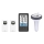 Immax NEO 07529L - Sensor inteligente de temperatura para piscina + 2x Sensor de temperatura y humedad interior Wi-Fi Tuya