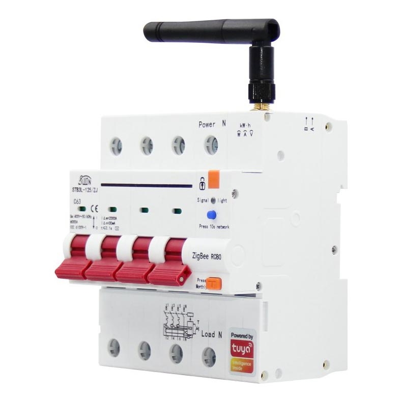 Immax NEO 07531L - Interruptor inteligente trifásico 1-63A Tuya