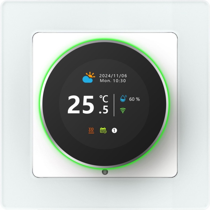 Immax NEO 07535L - Termostato inteligente para calefacción por suelo radiante eléctrica 230 V/16 A Wi-Fi Tuya