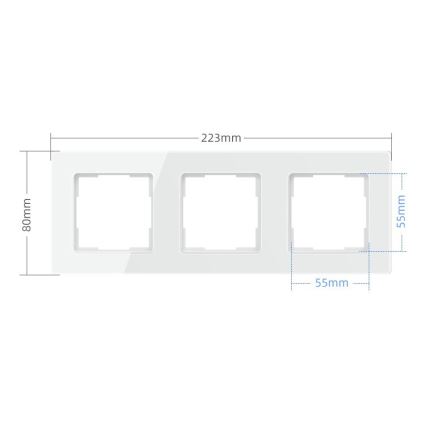 Immax NEO 07542L - Marco para interruptores, tomas de corriente, termostatos 3Z