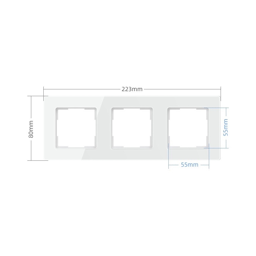 Immax NEO 07542L - Marco para interruptores, tomas de corriente, termostatos 3Z