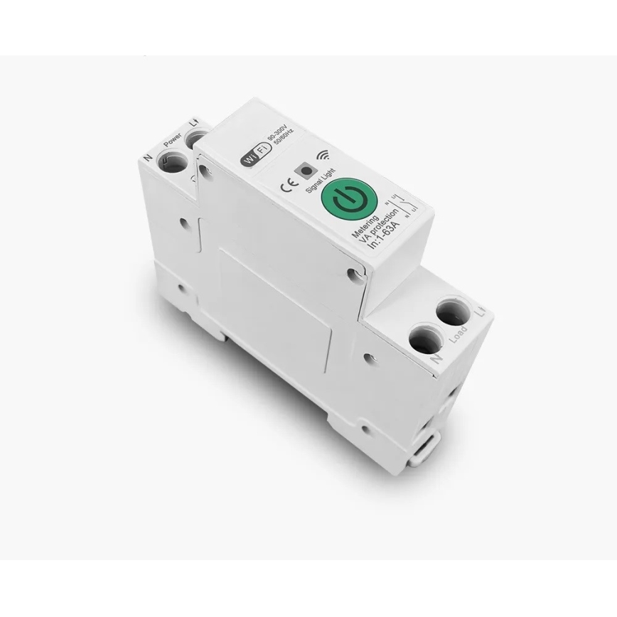 Immax NEO 07574L - Interruptor inteligente monofásico 1-63A Wi-Fi Tuya