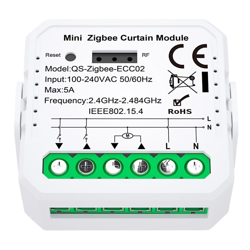 Immax Neo 07580L - Controlador inteligente para persianas y contraventanas Tuya