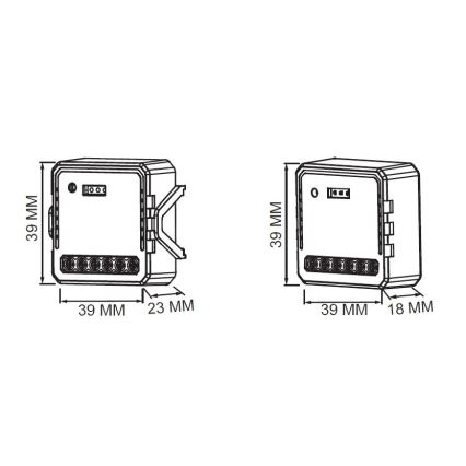 Immax Neo 07580L - Controlador inteligente para persianas y contraventanas Tuya