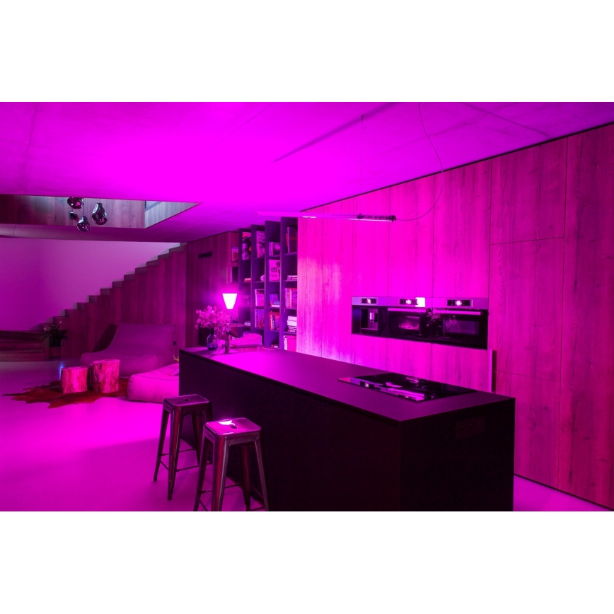 Immax NEO 07712CDO - JUEGO 3x LED RGB+CCT Bombilla regulable E27/9W/230V Wi-Fi Tuya + mando a distancia