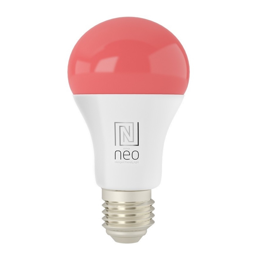 Immax NEO 07712CDO - JUEGO 3x LED RGB+CCT Bombilla regulable E27/9W/230V Wi-Fi Tuya + mando a distancia