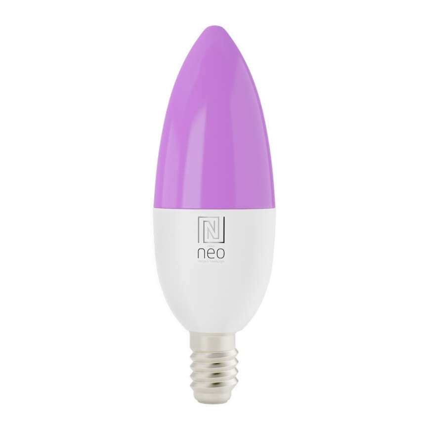 Immax NEO 07716C - SET 3x LED RGB+CCT Bombilla regulable E14/5,5W/230V Wi-Fi Tuya 2700K