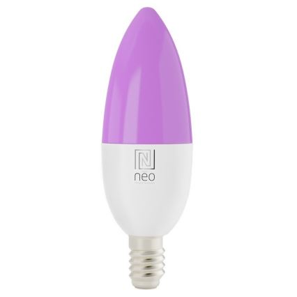 Immax NEO 07716CDO - JUEGO 3x LED RGB+CCT Bombilla regulable E14/6W/230V Wi-Fi Tuya + mando a distancia