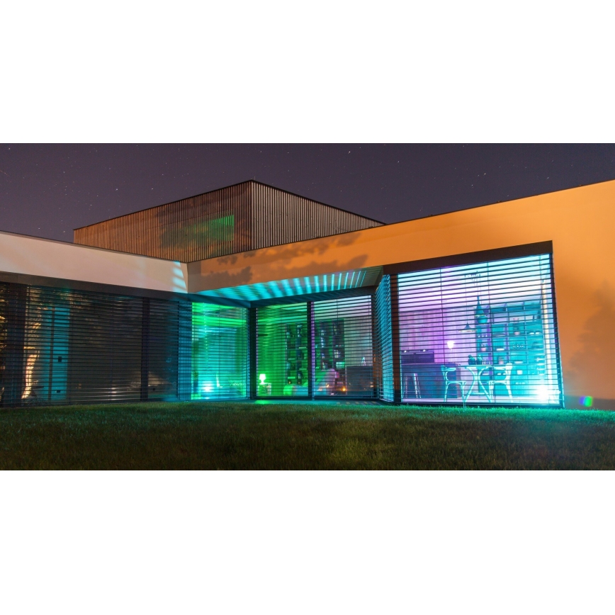 Immax NEO 07724CDO - Pack de 3 bombillas LED RGB+CCT regulables GU10/4,8W/230V 2700-6500K Wi‑Fi Tuya + mando a distancia