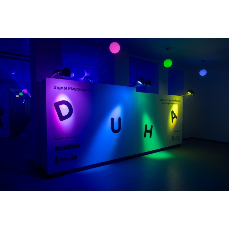 Immax NEO 07724CDO - Pack de 3 bombillas LED RGB+CCT regulables GU10/4,8W/230V 2700-6500K Wi‑Fi Tuya + mando a distancia