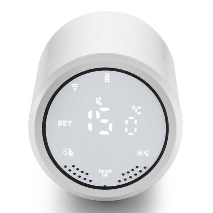 Immax NEO 07732A - SET 3x Cabezal termostático 2xAA/3V Tuya