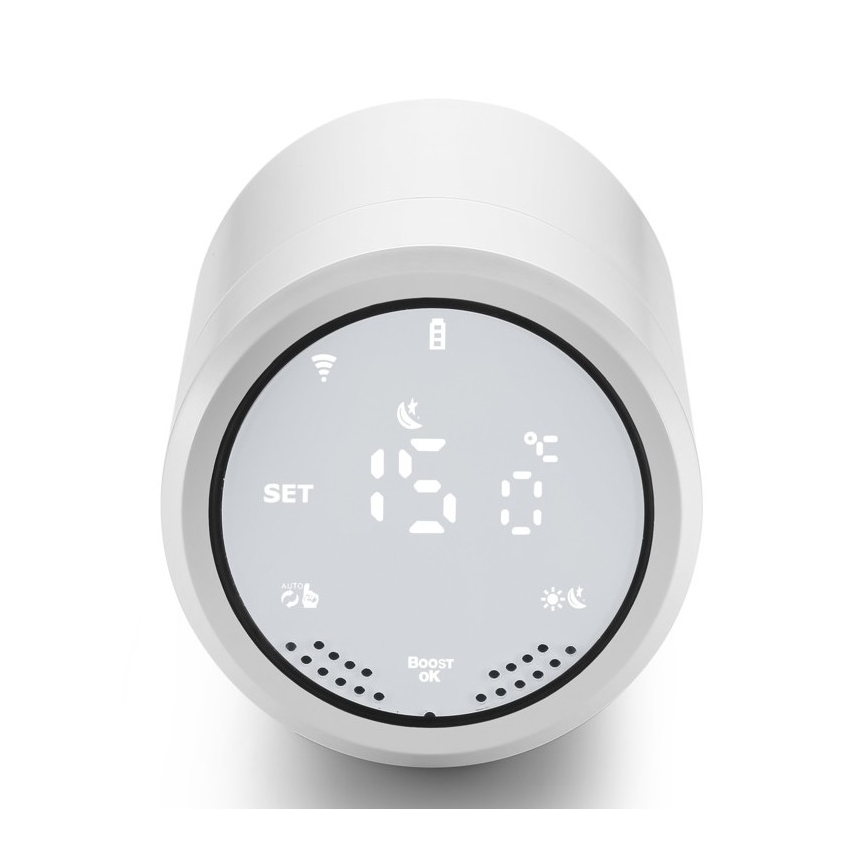 Immax NEO 07732L - Cabezal termostático 2xAA/3V Tuya