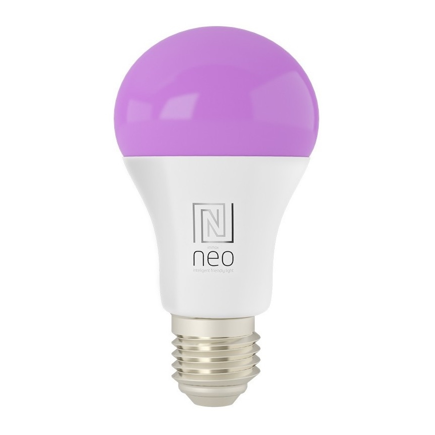 Immax NEO 07733CDO - JUEGO 3x LED RGB+CCT Bombilla regulable E27/11W/230V Wi-Fi Tuya + mando a distancia