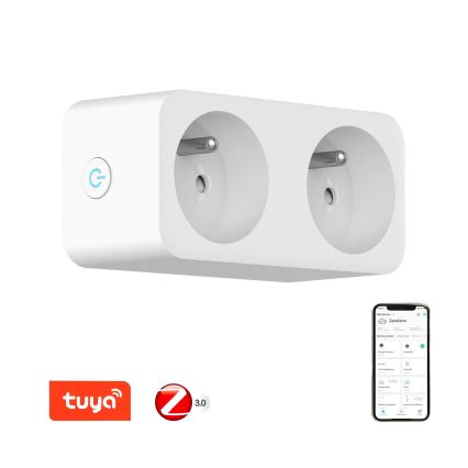 Immax NEO 07752L - Enchufe inteligente 2x16A/230V Tuya