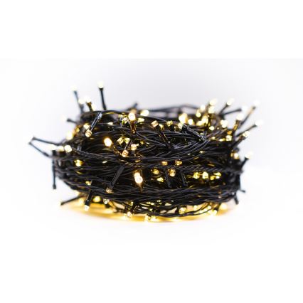 Immax NEO 07755L - Guirnalda LED regulable para exterior NEO LITE 400xLED/8 funciones 43m IP44 Wi-Fi Tuya blanco cálido