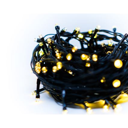 Immax NEO 07755L - Guirnalda LED regulable para exterior NEO LITE 400xLED/8 funciones 43m IP44 Wi-Fi Tuya blanco cálido