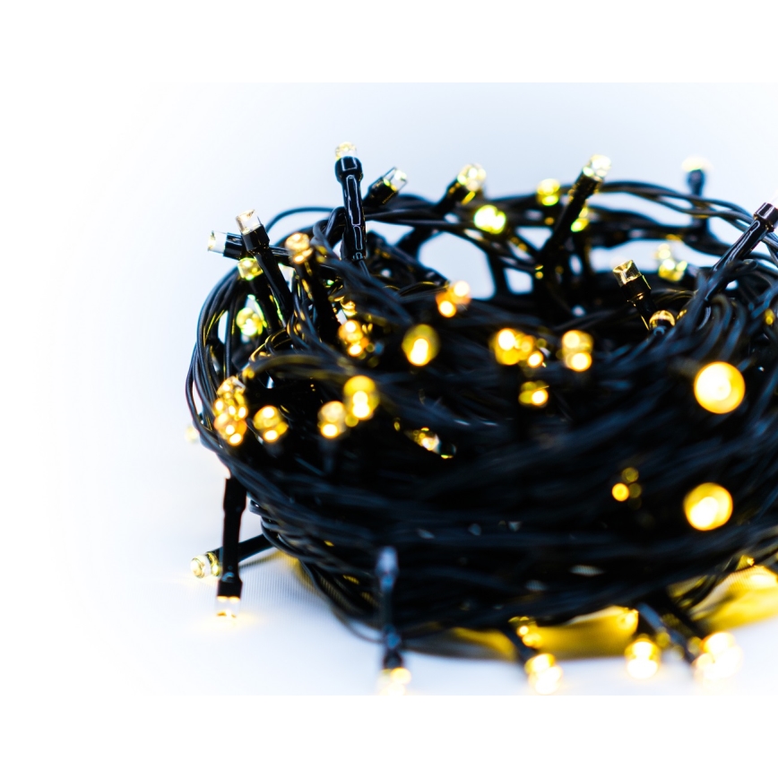 Immax NEO 07755L - Guirnalda LED regulable para exterior NEO LITE 400xLED/8 funciones 43m IP44 Wi-Fi Tuya blanco cálido