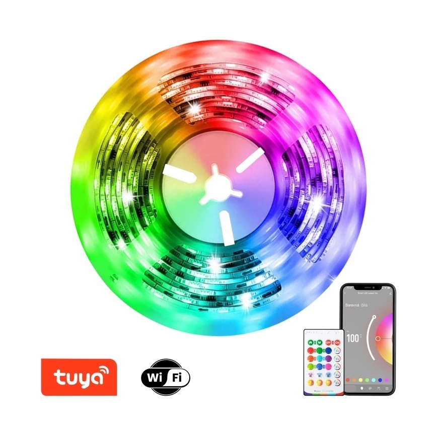 Immax NEO 07775L - LED RGB+CCT Tira regulable NEO LITE LED/48W/230V 10 m IP65 MUSIC Wi-Fi Tuya + control remoto