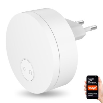 Immax NEO 07779L - Timbre inalámbrico enchufable - unidad interior 230 V, Wi-Fi Tuya, blanco