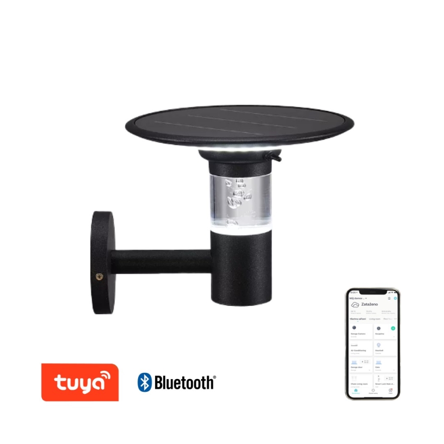 Immax NEO 07907L - Aplique solar LED RGB+CW/W regulable BUBBLES LED/2W/5,5V IP54 Tuya 4000 mAh