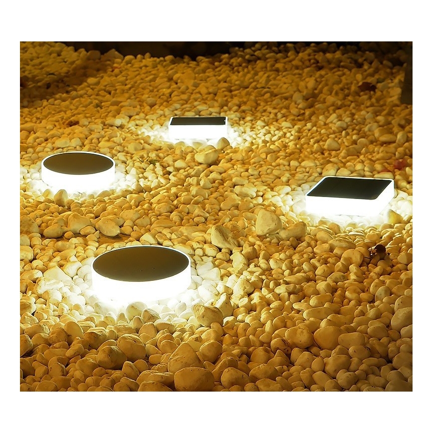 Immax NEO 07910L - LED RGB Lámpara solar regulable con sensor NEO LITE LED/1W/5V redondeado IP54 Tuya 1300 mAh