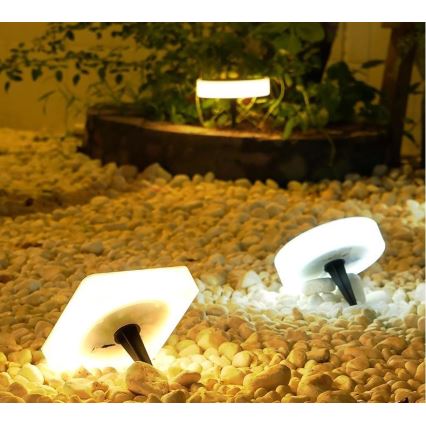 Immax NEO 07910L - LED RGB Lámpara solar regulable con sensor NEO LITE LED/1W/5V redondeado IP54 Tuya 1300 mAh