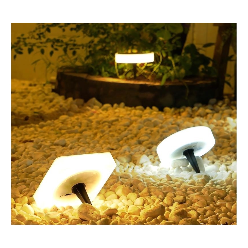 Immax NEO 07910L - LED RGB Lámpara solar regulable con sensor NEO LITE LED/1W/5V redondeado IP54 Tuya 1300 mAh