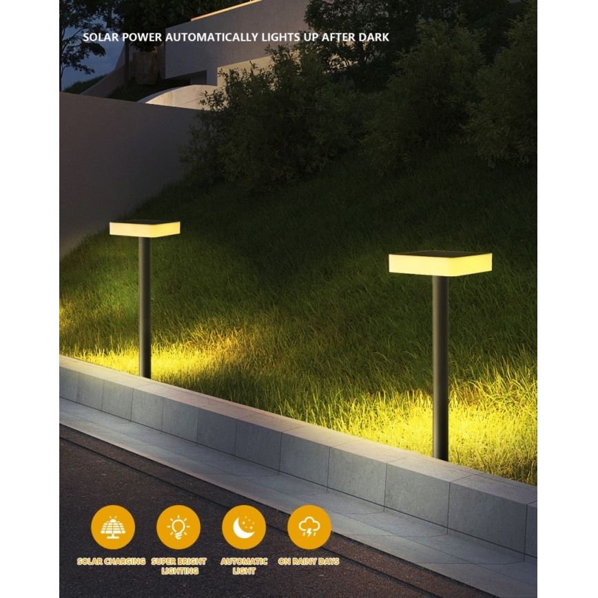 Immax NEO 07911L - Lámpara solar LED RGB regulable con sensor NEO LITE LED/1W/5V angular IP54 Tuya 1300 mAh