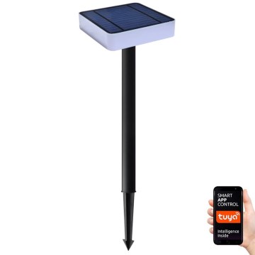 Immax NEO 07911L - Lámpara solar LED RGB regulable con sensor NEO LITE LED/1W/5V angular IP54 Tuya 1300 mAh