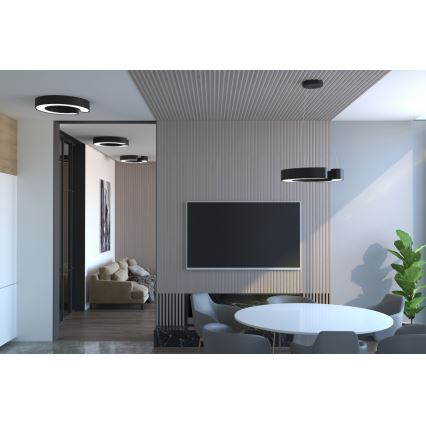 Immax NEO 7133 - LED SMART Plafón con dimmer CÉČKO LED/52W/230V + control remoto 60 cm Tuya ZigBee