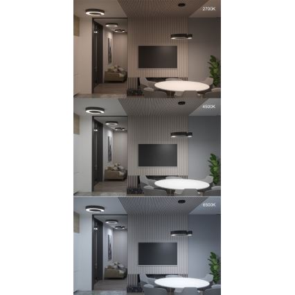 Immax NEO 7134 - LED SMART Lámpara colgante regulable CÉČKO LED/43W/230V + control remoto 60 cm Tuya ZigBee