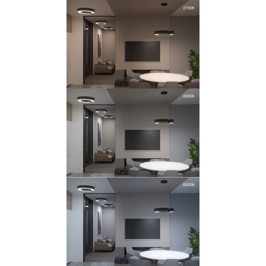 Immax NEO 7134 - LED SMART Lámpara colgante regulable CÉČKO LED/43W/230V + control remoto 60 cm Tuya ZigBee