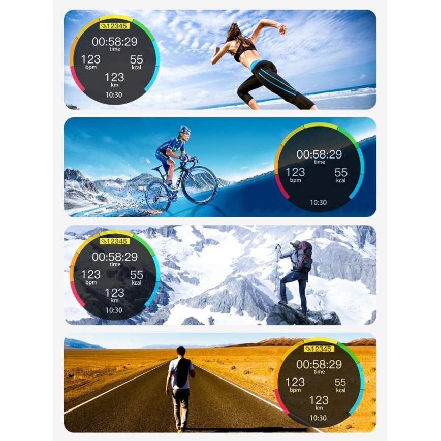 Immax NEO 9040 - Reloj inteligente Lady Music Fit 300 mAh IP67 rosa