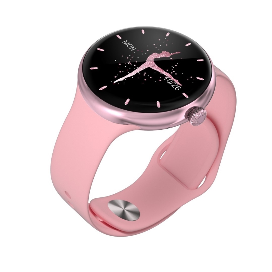 Immax NEO 9040 - Reloj inteligente Lady Music Fit 300 mAh IP67 rosa