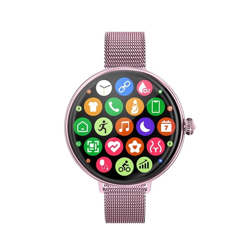 Immax NEO 9040 - Reloj inteligente Lady Music Fit 300 mAh IP67 rosa