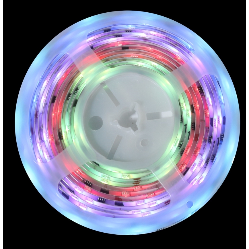 Immax NEO 07734L - Cinta digital LED RGB regulable NEO LITE LED/18W/230V 5m MUSICA IP65 Wi-Fi Tuya + mando a distancia