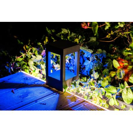 Immax NEO 07902L - LED RGB+CCT Regulable exterior lámpara NEO LITE CUBE LED/10W/230V 2700-6500K IP67 Wi-Fi Tuya negro