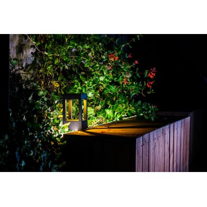 Immax NEO 07902L - LED RGB+CCT Regulable exterior lámpara NEO LITE CUBE LED/10W/230V 2700-6500K IP67 Wi-Fi Tuya negro