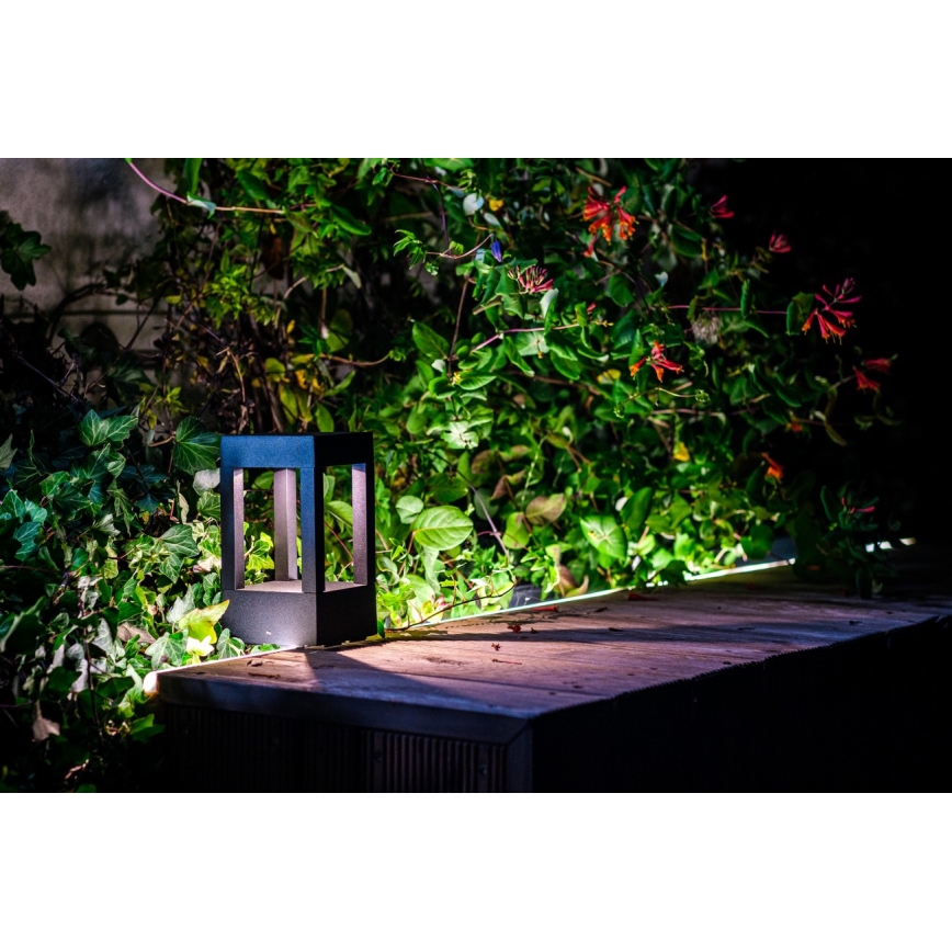Immax NEO 07902L - LED RGB+CCT Regulable exterior lámpara NEO LITE CUBE LED/10W/230V 2700-6500K IP67 Wi-Fi Tuya negro