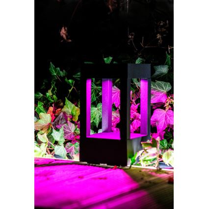 Immax NEO 07902L - LED RGB+CCT Regulable exterior lámpara NEO LITE CUBE LED/10W/230V 2700-6500K IP67 Wi-Fi Tuya negro