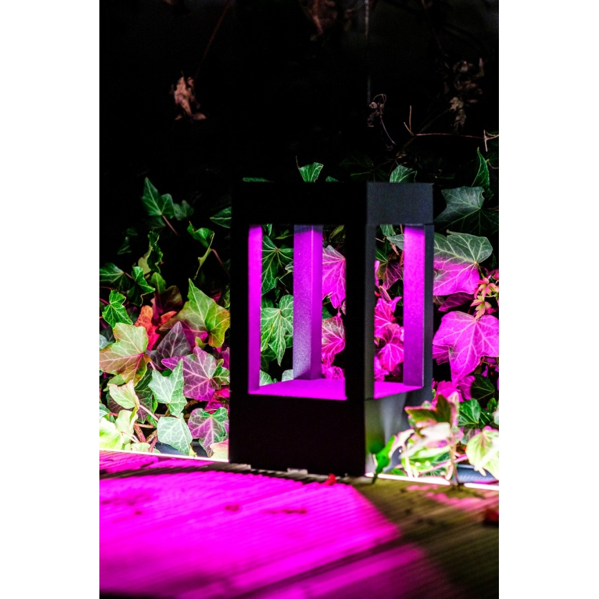 Immax NEO 07902L - LED RGB+CCT Regulable exterior lámpara NEO LITE CUBE LED/10W/230V 2700-6500K IP67 Wi-Fi Tuya negro