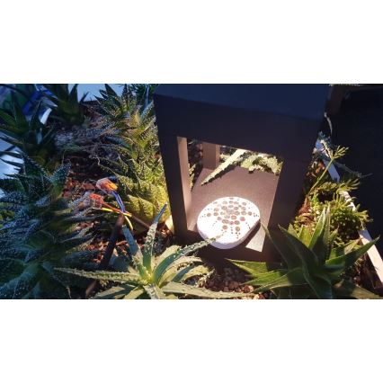 Immax NEO 07902L - LED RGB+CCT Regulable exterior lámpara NEO LITE CUBE LED/10W/230V 2700-6500K IP67 Wi-Fi Tuya negro